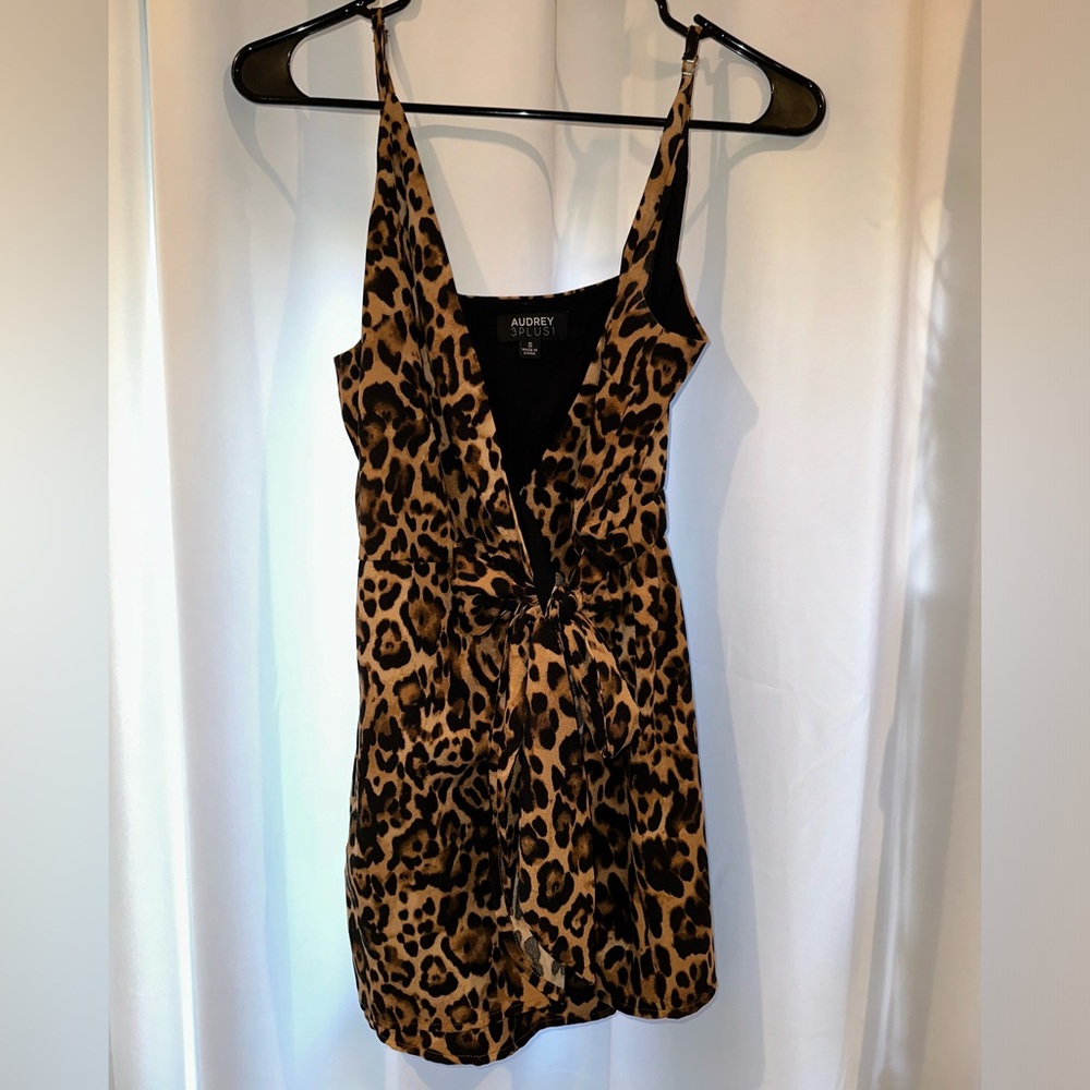 Cheetah Print Romper
